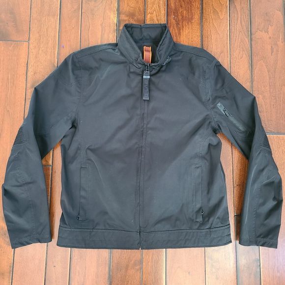 G-Lab Jacket Men's XL Moto Vest Liner Hooded Commander Outdoor Black